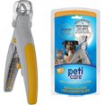 thumbnail image 1 of PetiCare LED Light Pet Nail Clipper- Great for Trimming Cats & Dogs Nails & Claws, 5X Magnification That Doubles As A Nail Trapper, Quick-Clip, Steal, 1 of 5