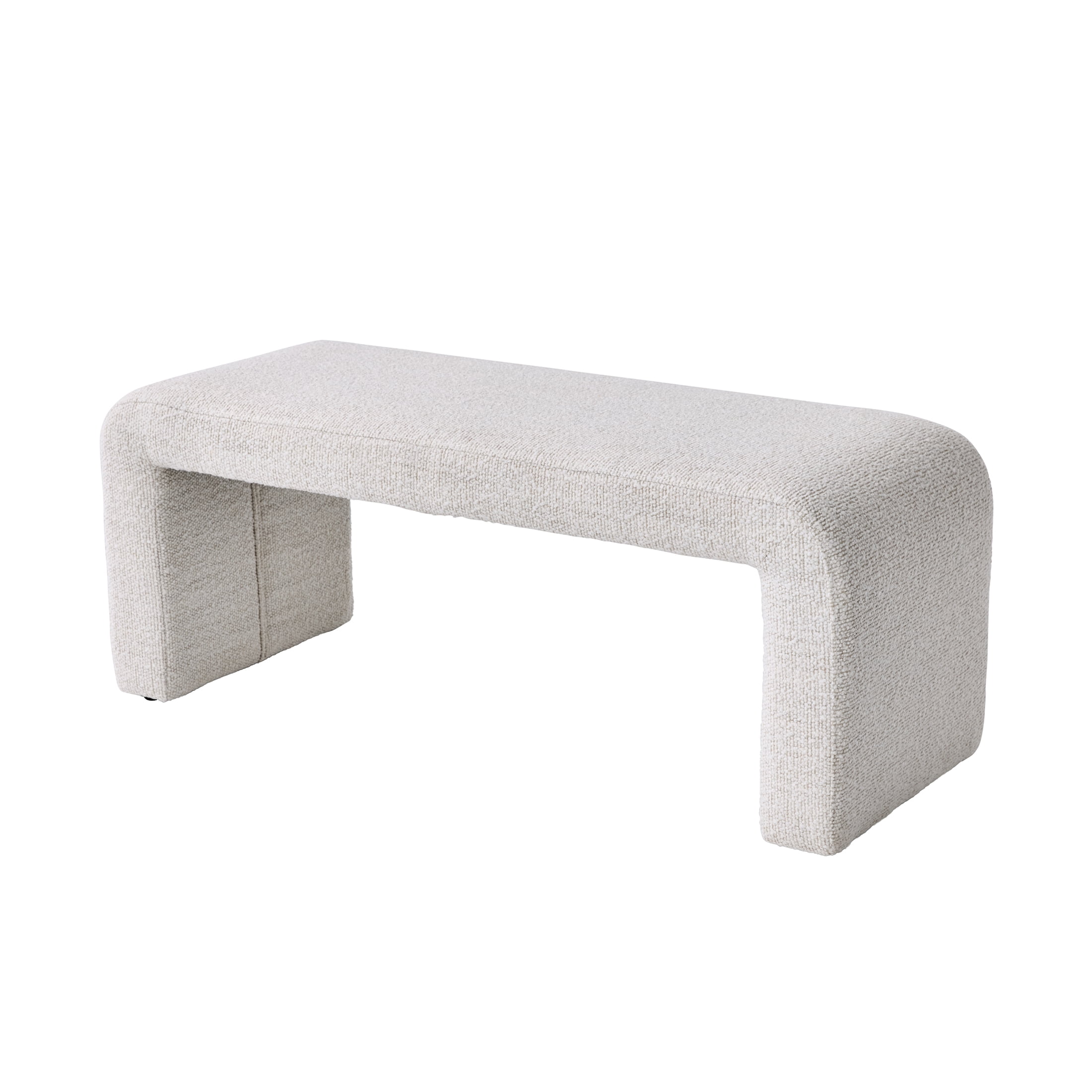 Better Homes & Gardens Juliet Boucle Waterfall Bench, Ivory