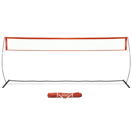 GoSports 20 ft Freestanding Volleyball Training Net for Indoor our Outdoor Use - Instant Setup and Height Adjustable