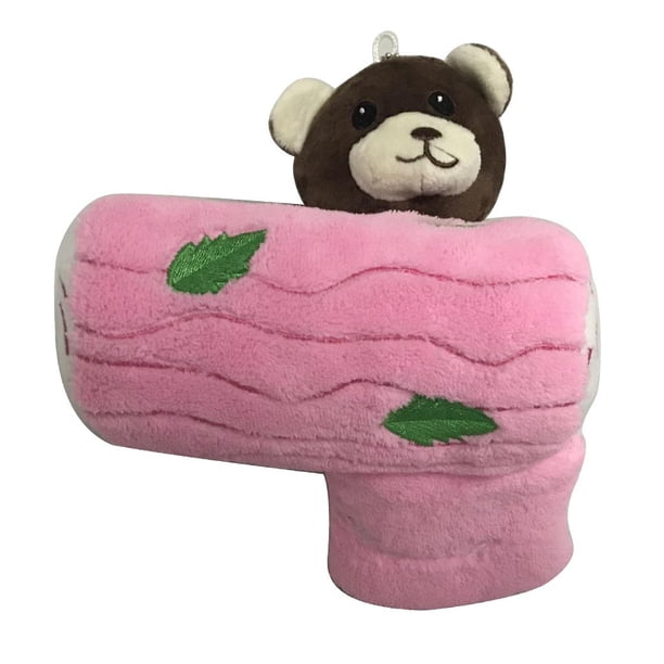 Peluche de oso para golf, protección de cabeza del putter cubierta de cabeza del palo para golf de animales encantadores adaptaciónción a todos Rosado DYNWAVEMX Gorros de palo de golf