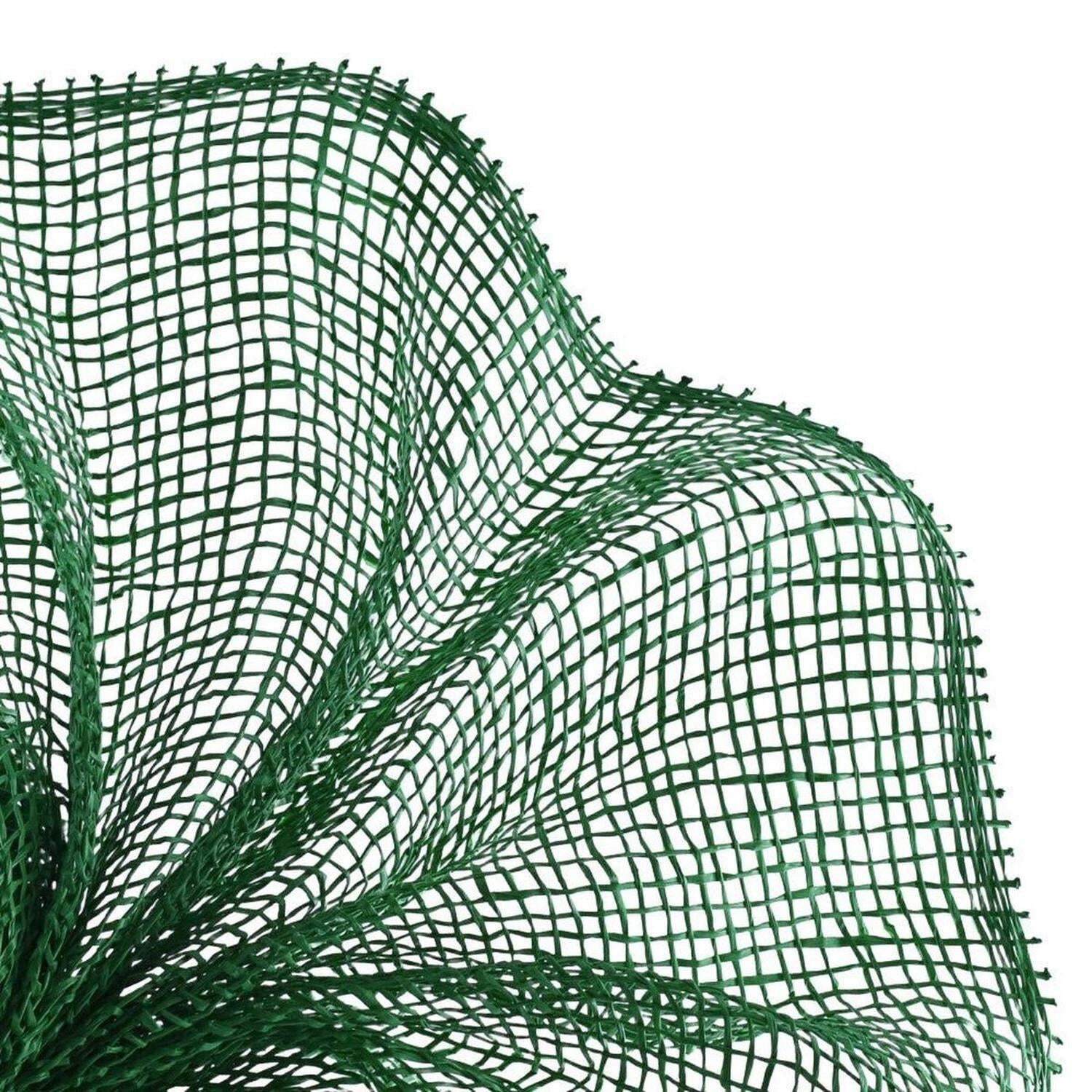 10" Poly Burlap Mesh Ribbon: Emerald Green