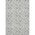 thumbnail image 2 of Addison Rugs Mayfield Washable Transitional Geometric Silver Rectangle Rug, 8' x 10', 2 of 6