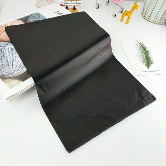FRCOLOR Tracing Paper for Writing on Black Graphite Carbon Paper 100 Sheets Easy to Use