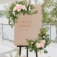 thumbnail image 2 of Faux Arch Flower Swag Set of 2 for Wedding Welcome Signs Floral Swag Wedding Reception Ceremony Signs Decor, 2 of 10