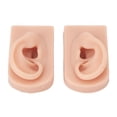 thumbnail image 4 of Silicone Ear Model 2PCS, Reusable Human Skin Piercing Practice, Compact and Portable for Acupuncture Training, 4 of 7
