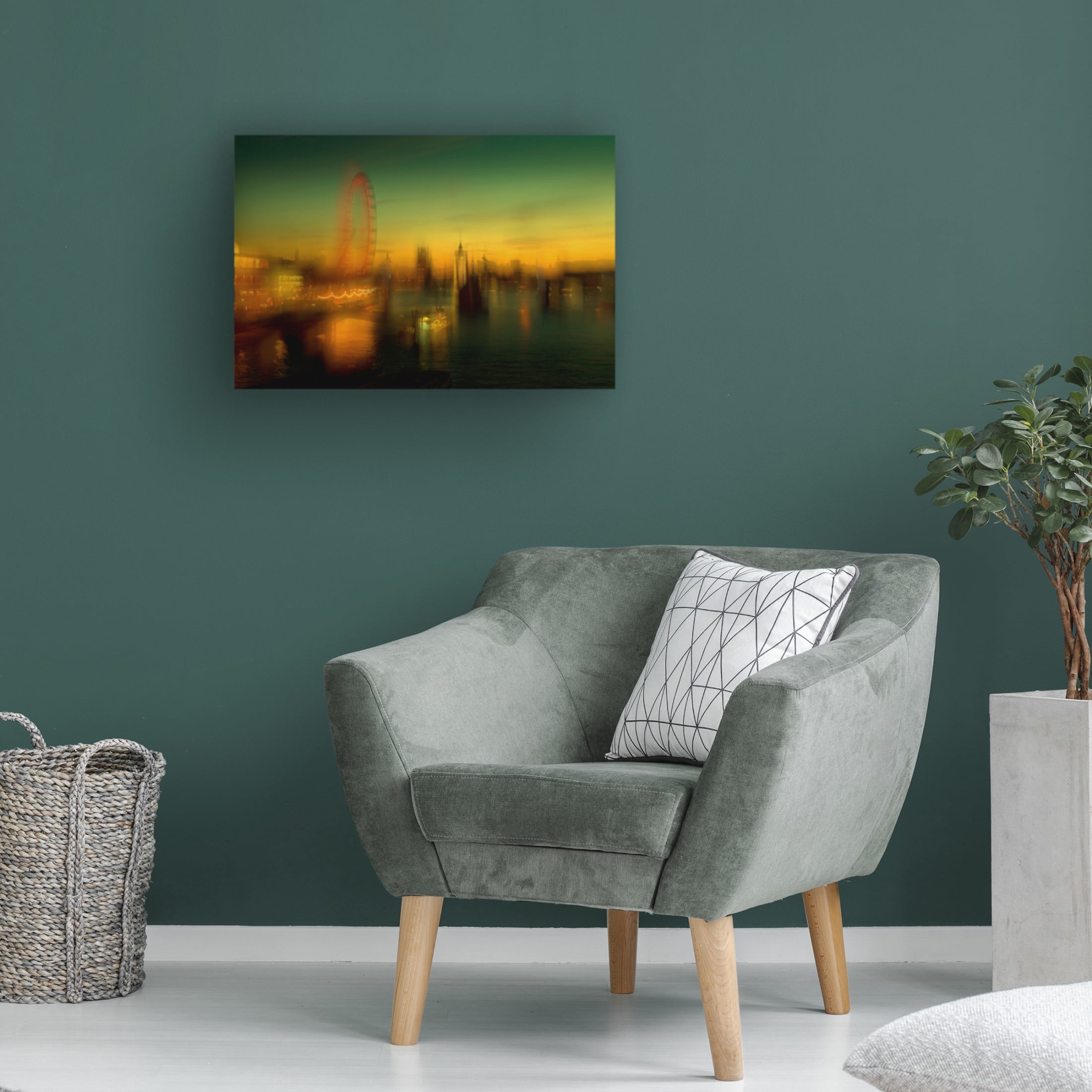Trademark Fine Art Peter Davidson London At Dusk Canvas Wall Art