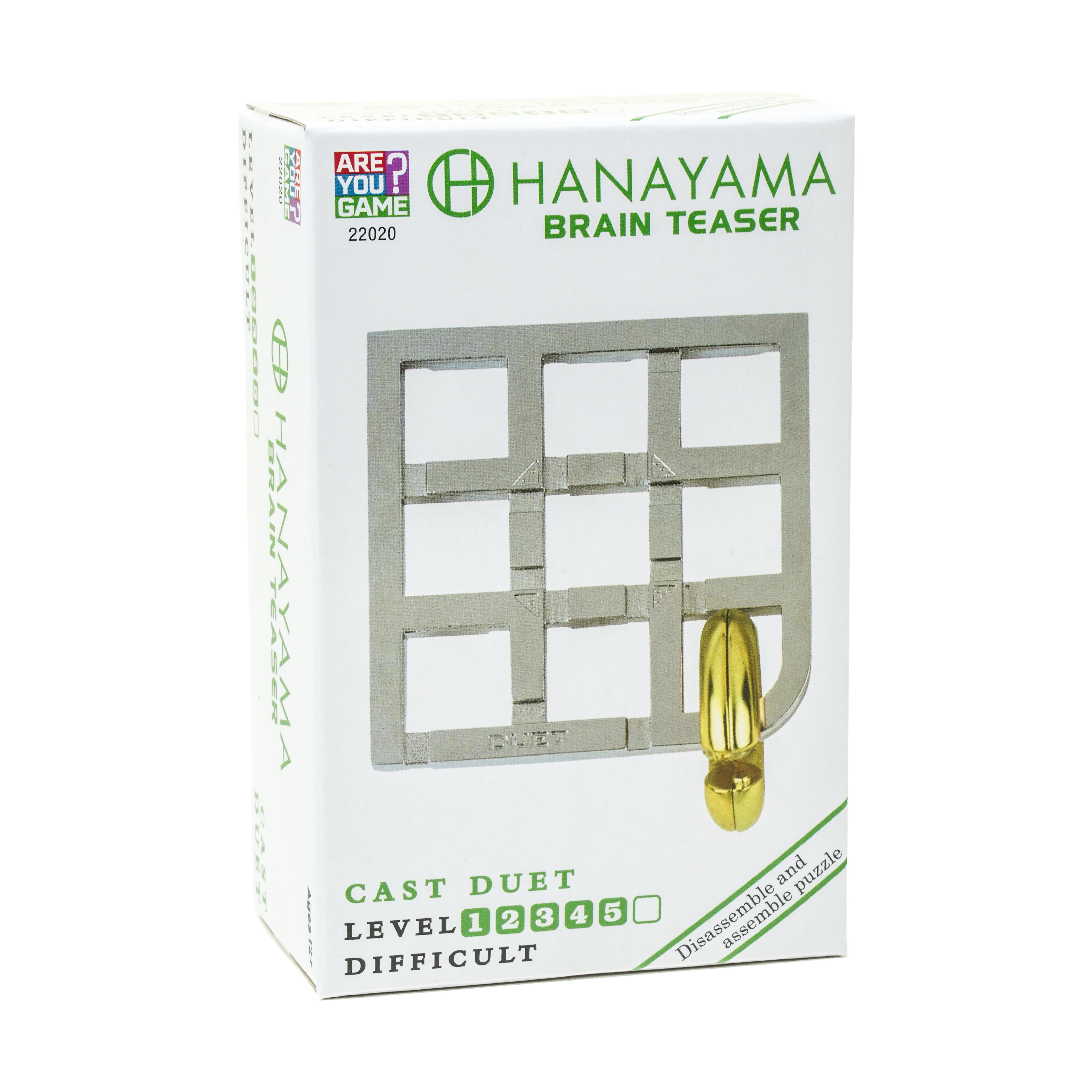 AreYouGame.com Hanayama Level 5 Cast Puzzle - Duet