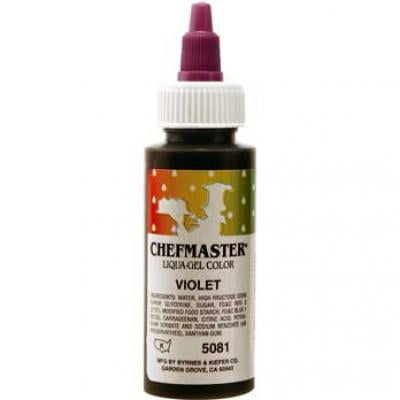 Chefmaster Liqua-Gel Food Colour - Violet, 2.3 oz