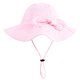 thumbnail image 1 of Gorro de sol para niña DANMY de 2 a 3 años a rayas rosas UPF 50+, 1 of 7