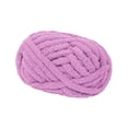 thumbnail image 2 of Hilo grueso y grueso Relleno de crochet Hecho a mano perfecl Hilo de lana Violeta claro, 2 of 8