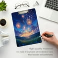 thumbnail image 4 of Colorful Fireworks Acrylic Clipboards A4 Standard Size Clipboard 12.5" X 9" Clip Board for Office School Teacher Women Men, 4 of 8