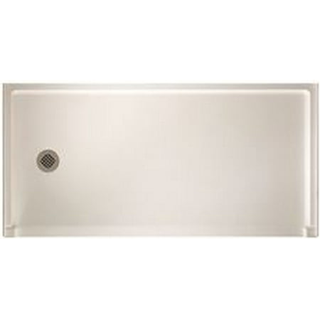 Barrier Free Bathtubs - SWAN� VERITEK� BARRIER FREE SHOWER FLOOR, LEFT DRAIN, 30 IN. X 60 IN., WHITE