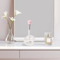 thumbnail image 5 of Unique Bargains 1 Pc Knot Shape Toothbrush Holder for Bathroom White Silicone, 5 of 5