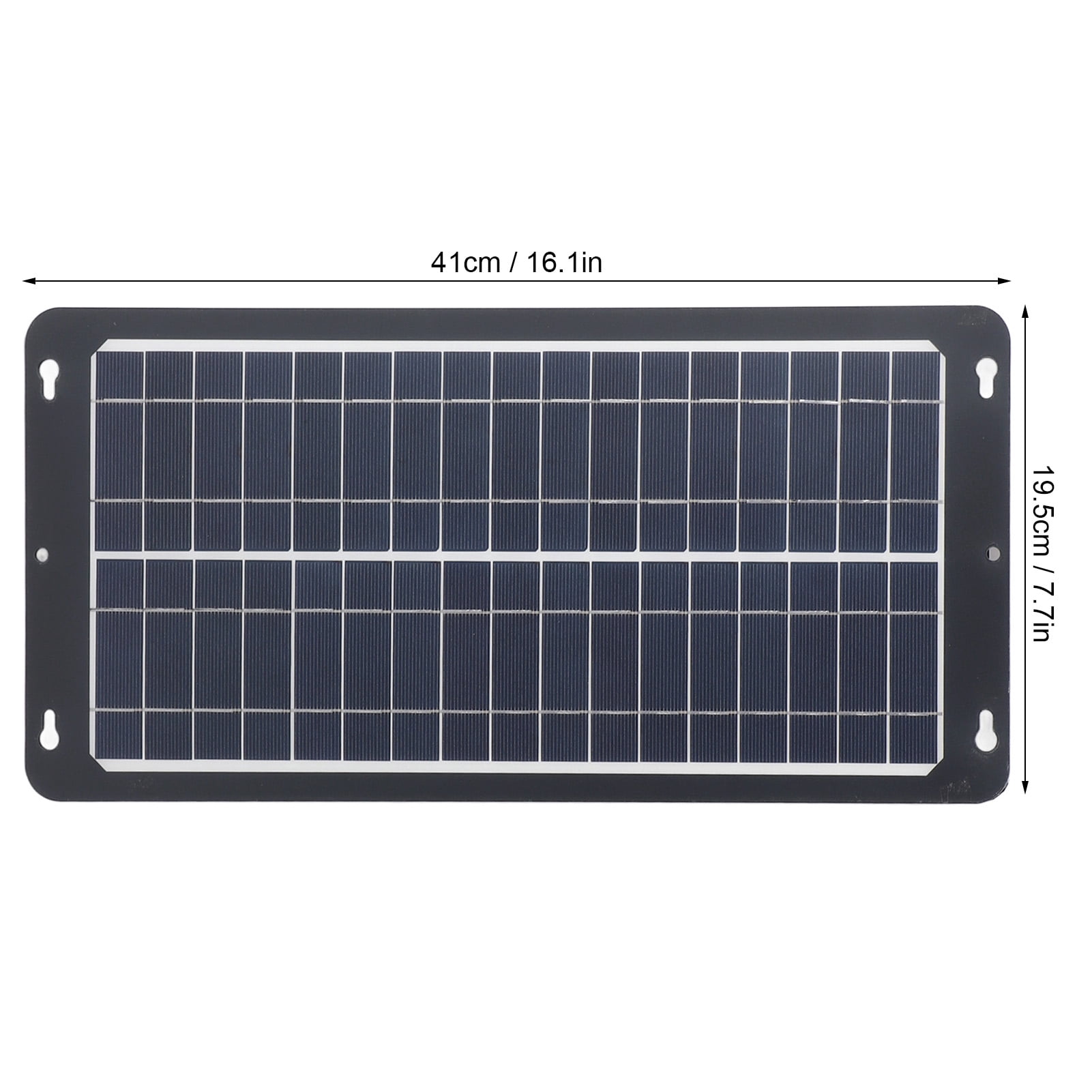 NFTIGB 30W Monocrystalline Solar Panel Kit with MPPT Waterproof 12V 24V Controller and OBD Regulator for RV Boat Camping, 16.1 x 7.7 inches / 41 x 19.5 cm