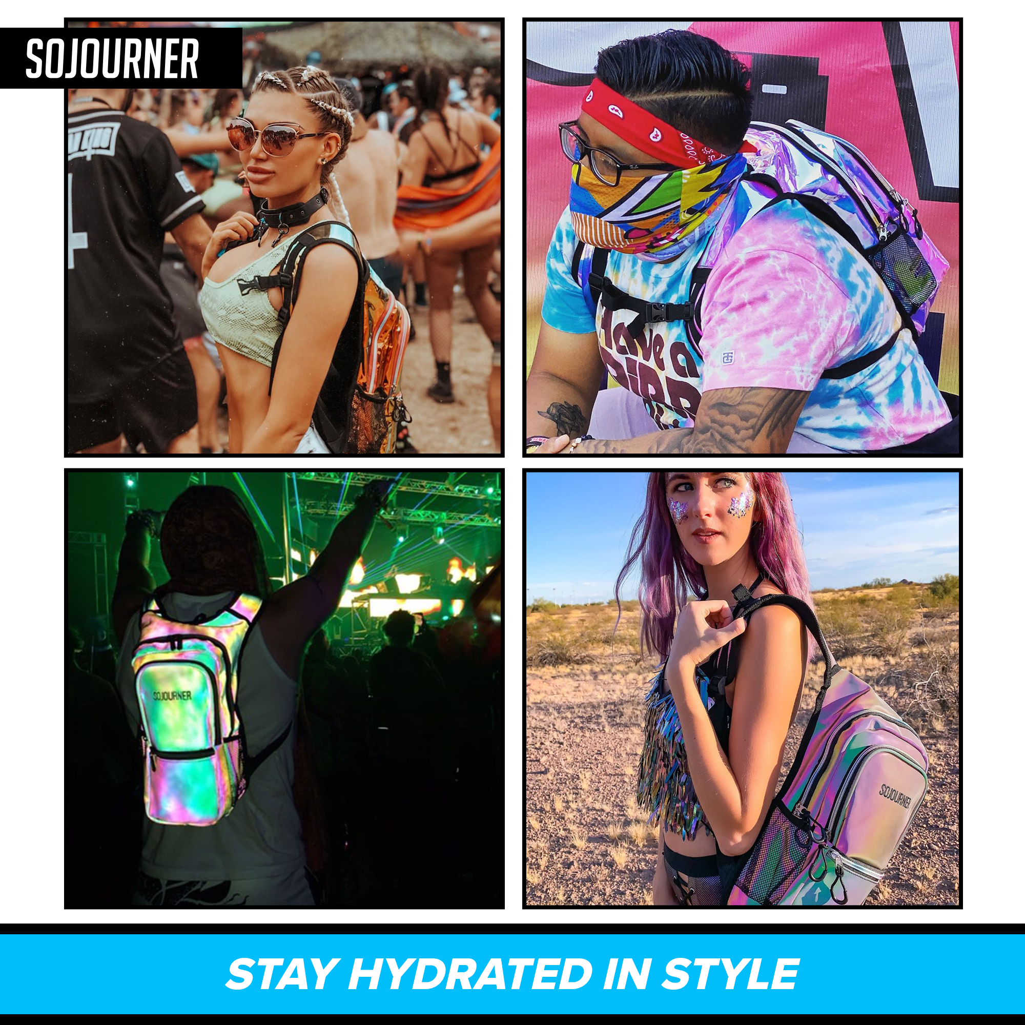 Sojourner Hydration Pack, Hydration Backpack Pineapple 