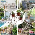 thumbnail image 6 of Neatifyes Tricycle Plant Stand - Flower Pot Cart Holder - Ideal for Home, Garden, Patio - Great Gift for Plant Lovers, Housewarming, Mother’s Day - Parisian Style (Bronze), 6 of 6