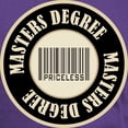 thumbnail image 3 of CafePress - Masters Degree Priceless Bar Code Dark T Shirt - Men's Classic Graphic Cotton T-Shirt, 3 of 4