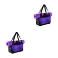 thumbnail image 3 of Destyer Yoga Mat Bag For Keeping Mat Clean And Protected Large Capacity Yoga Sport Bags purple 2Set, 3 of 6