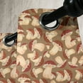 thumbnail image 3 of Ambesonne Mushroom Grommet Curtain, Grunge Harvest Farm, 50" x 84", Cocoa Brown Beige, 3 of 6