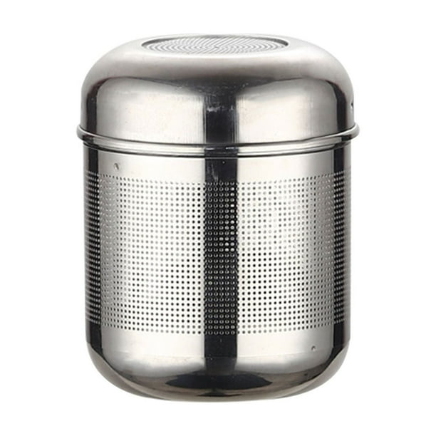 Colador de té de acero inoxidable para tetera y taza | Infusor de té aislado para té de hojas sueltas | Infusor de té reutilizable para el hogar