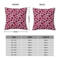thumbnail image 2 of Pofeuu Rose Flowers Print Double-sided plush pillowcase Square Throw Pillow Covers Pillows Cover for Living Room Bedroom Sofa Couch Cushion Cover（No pillow core）-22"x22", 2 of 7