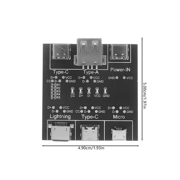 AURARMLET 2Pcs USB Cable Tester Tool for Data Wire Detection with Short Circuit and Fast Accuracy Testing