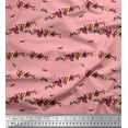 thumbnail image 1 of Soimoi Cotton Poplin Fabric Colorful Bird Printed Fabric 1 Yard 42 Inch Wide, 1 of 3