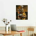 thumbnail image 3 of Nawypu Cigar Poster Whiskey Poster Oil Painting Poster Whiskey Glass Oil Painting Poster Alcohol Drink Cock Canvas Painting Posters And Prints Wall Art Pictures for Living Room Bedroom Decor, 3 of 5