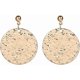 thumbnail image 1 of Heytea Hammered Round Disc Dangle Earrings Polished Circle Drop Earrings For Women Girls Jewelry Gold -, 1 of 5