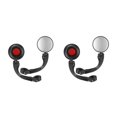 thumbnail image 3 of Guardoinrt Road Mountain Bicycles Handlebar Rearview Rotating Rear View Mirrors Security Outdoor Back Sight Reflector Supply Black 2Set, 3 of 6