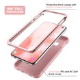 thumbnail image 4 of Suritch Cell Phone Case for Samsung Galaxy S10e with Built-in Screen Protector and Dual-Layer Protection, Rugged Full Body Shockproof Protective Cover, Pink, 4 of 8