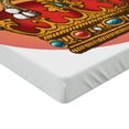 thumbnail image 2 of Ambesonne Queen Fitted Sheet, Baroque Crown Coronet, Twin Size, Multicolor, 2 of 3