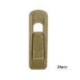 thumbnail image 3 of stanreset 20Pcs Space-Saving Anti-Skid Hanger Hook Clothes Clip Flocked Drying Coat Trouser Racks Wardrobe Storage Holder, 3 of 5