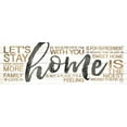 thumbnail image 2 of Gango Home Decor Contemporary Home & Love by Marla Rae (Ready to Hang); Two 18x6in Black Framed Prints, 2 of 5