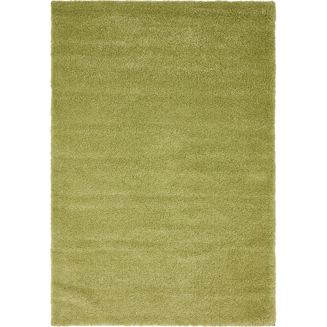 Unique Loom Tapis d'Espace pour Enfants en Peluche 5' x 7' 7", Vert Clair