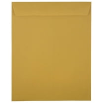 JAM Paper 11 1/2 x 14 1/2 Envelopes, Brown Kraft Manila, 100 per Pack