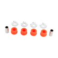 thumbnail image 1 of Juego de bujes elevadores de manillar para motocicleta Harley Sportster XL Softail Naranja Plata, 1 of 9