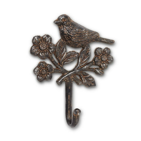 

Set of 1 Bird on Flower Hook