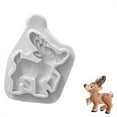 thumbnail image 4 of ZMKIAG Christmas Silicone Molds, Reusable 3D Santa Claus Reindeer Fondant Molds, Easy Demoulding Non Stick DIY Tool, Multifunctional for Candy, Chocolate, Jelly, Soap and Candle, 4 of 8