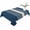 MidnightBlue Beige, variant on Navy Blue Beige Striped Table Cloth Waterproof Tablecloths, Modern Farmhouse Retro Lines Tablecloth Dining Table Cover for Kitchen Party Tabletop Outdoor, Rectangle Tablecloth 60x102 Inch