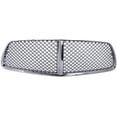thumbnail image 4 of Chrome Front Upper Bumper Hood Grill Grille Assembly Made For And Compatible With 2011 - 2014 Dodge Charger 11 12 13 14, 4 of 7