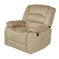 Relaxzen Rocker Recliner with Massage, Heat and Dual USB