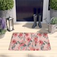 thumbnail image 2 of Pioneer Flower Floral Print Flannel Non Slip Door Rugs,Washable Door Mats Indoor,Decorative Door Mats,Dirt-Resistant and Absorbent Doormat for Entrance,Bedroom,Kitchen,Bathroom,31.5"x17", 2 of 4