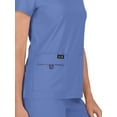 thumbnail image 6 of koi Basics Becca Women's 4-Pocket Stretch Scrub Top True Ceil XL, 6 of 6