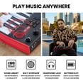 thumbnail image 3 of AKAI Professional MPK Mini Play MK3 - Controlador de teclado MIDI con altavoz y sonidos integrados, además de teclado dinámico, pads MPC y paquete de software, 3 of 5