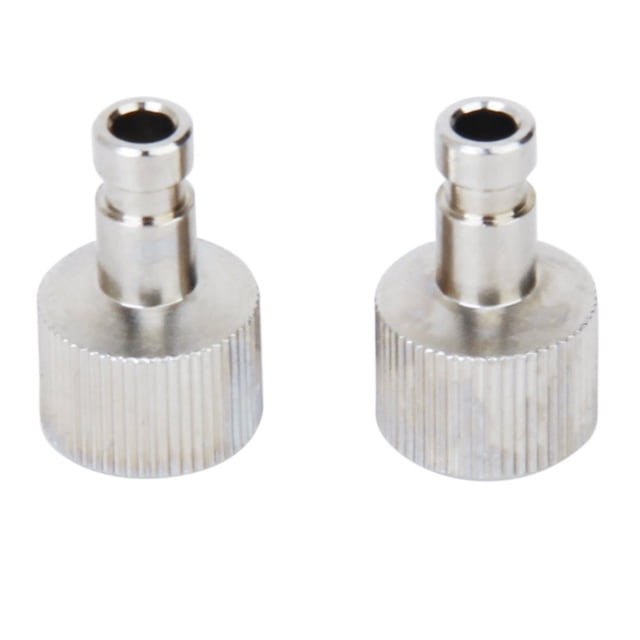 KAKOWELY 2pcs 1/8 Inch Airbrush Quick Disconnect Coupler Hose Connector Release Adapter,0.71"X0.47"X0.47"