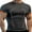 Dark Grey, variant on Aunavey Men's Quick-Drying Sports T-Shirt Breathable Quick Dry Gym Training Outdoor Running T-Shirt