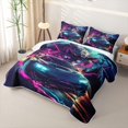 thumbnail image 3 of Homewish Cool Race Car Bed Spread Queen For Kids Boys,Sports Car Queen Coverlet Set,3-Piece, 3 of 7