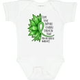 thumbnail image 3 of Inktastic Mental Health Awareness Green Sunflower Ribbon Boys or Girls Baby Bodysuit, 3 of 5