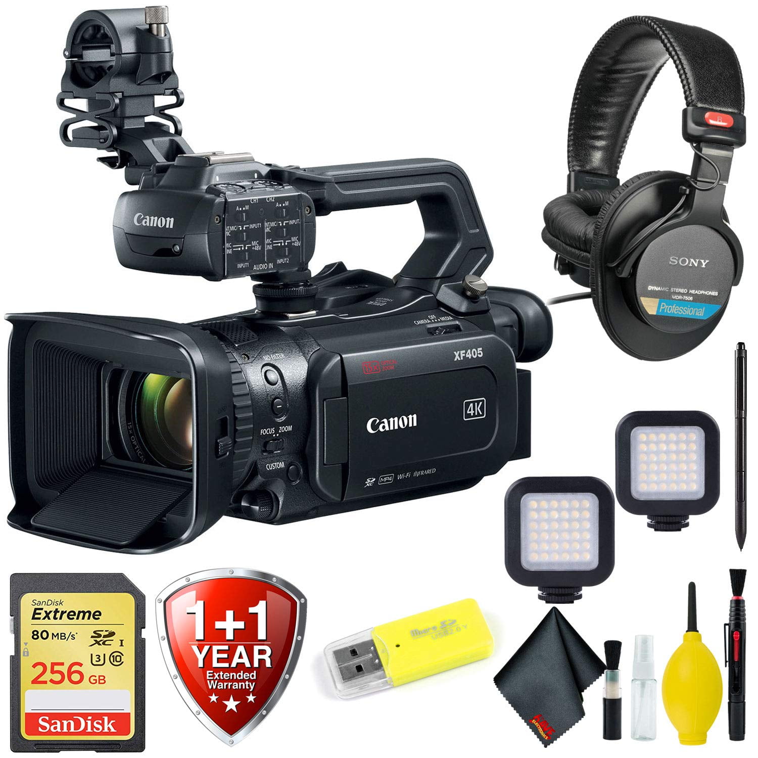 Canon XF405 Pro Camcorder 4K 